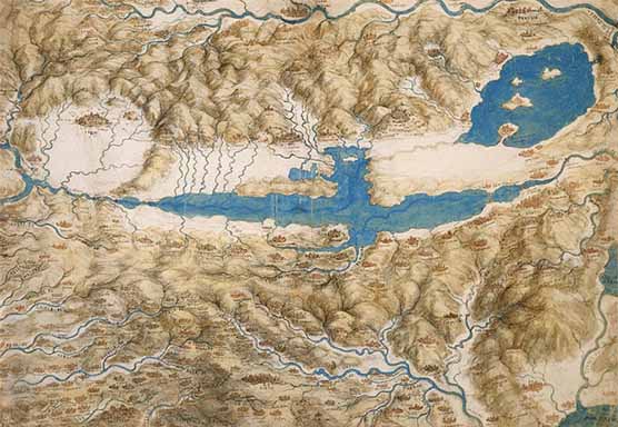 レオナルド・ダ・ヴィンチの地図