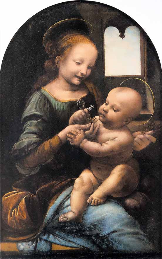 レオナルド・ダ・ヴィンチのブノアの聖母子